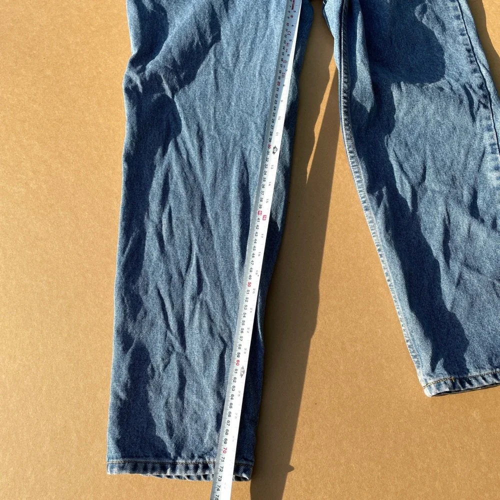 Vintage Levi's 550 Relaxed Tapered Jeans Women 14 Blue Casual High Rise Denim 90